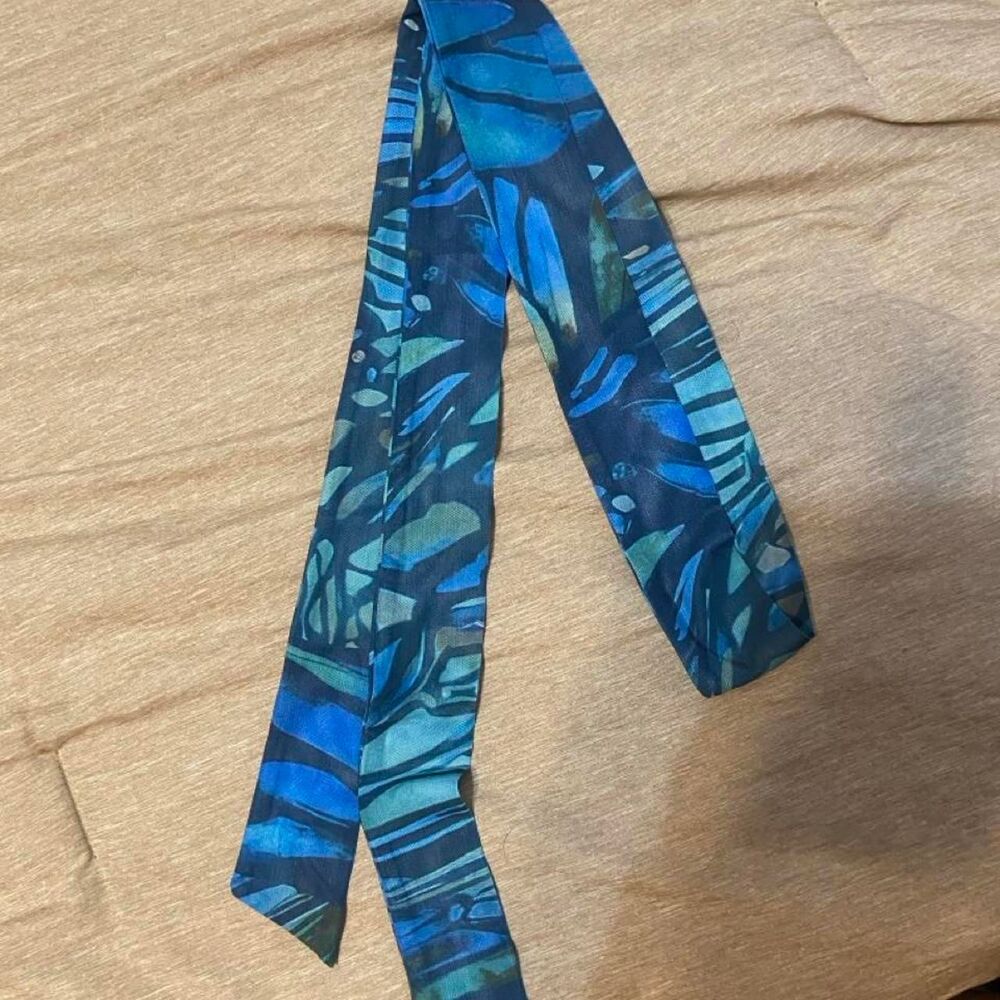Blue and green scarf/bandana